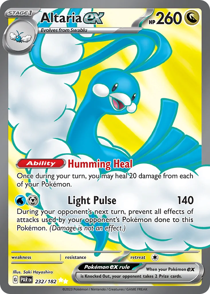 Altaria ex 232/182 Paradox Rift (Holo)