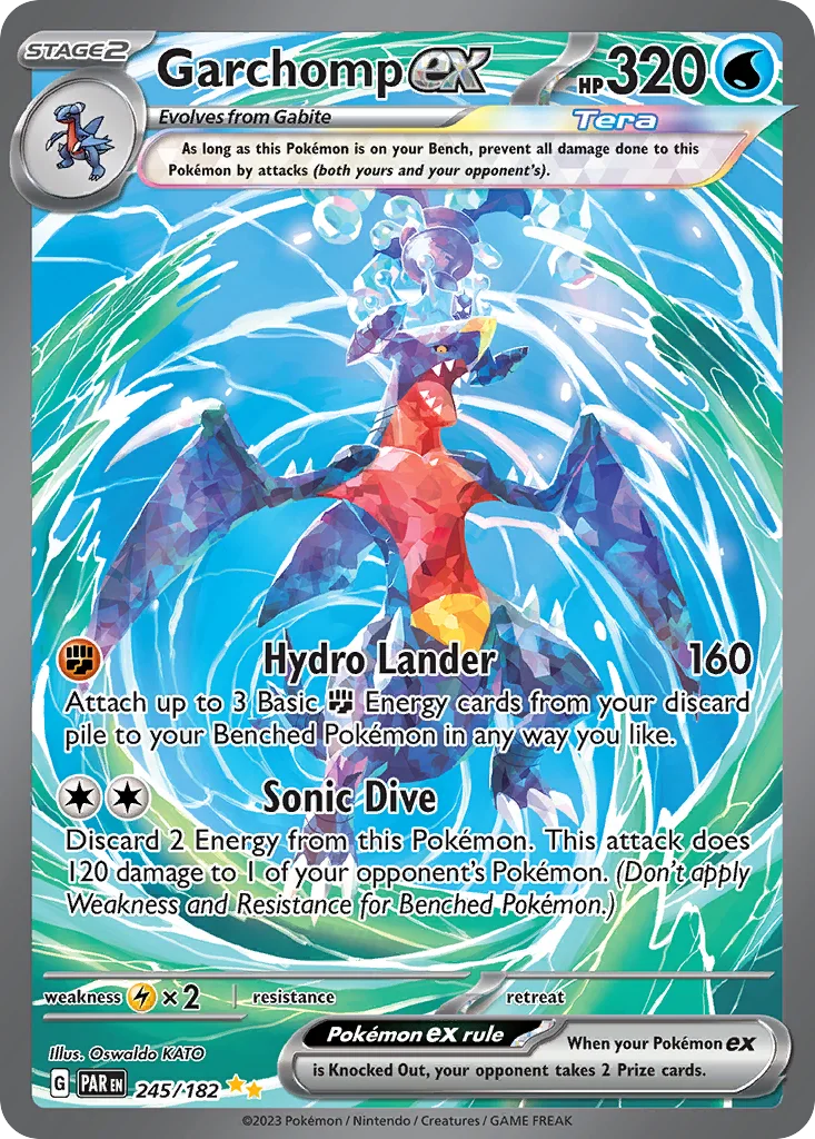 Garchomp ex 245/182 Paradox Rift (Holo)