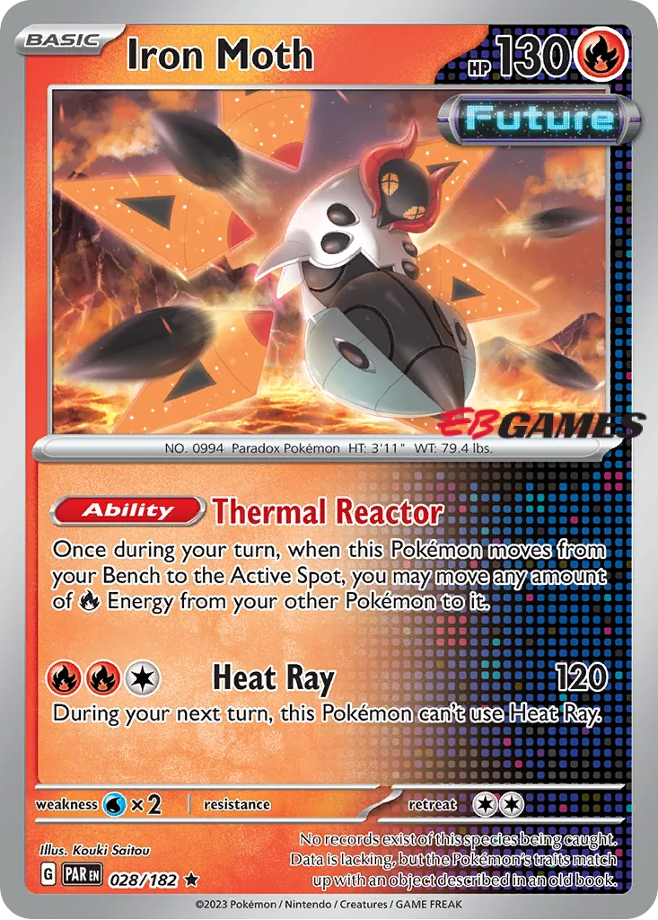 Iron Moth 028/182 Paradox Rift (EB Games)