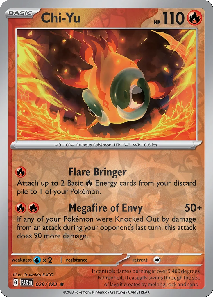 Chi-Yu 029/182 Paradox Rift (Reverse holo)