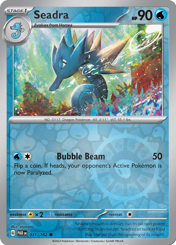 Seadra 031/182 Paradox Rift (Reverse holo)