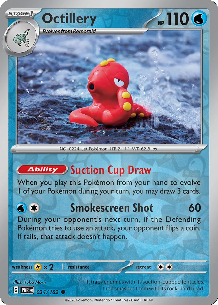 Octillery 034/182 Paradox Rift (Reverse holo)