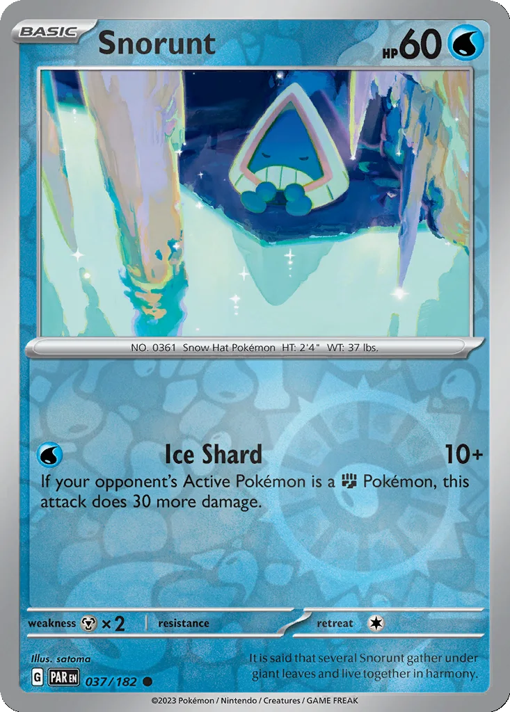 Snorunt 037/182 Paradox Rift (Reverse holo)