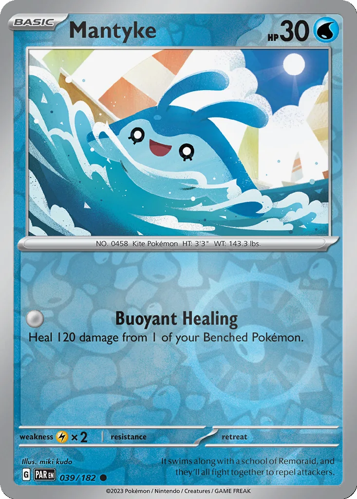 Mantyke 039/182 Paradox Rift (Reverse holo)