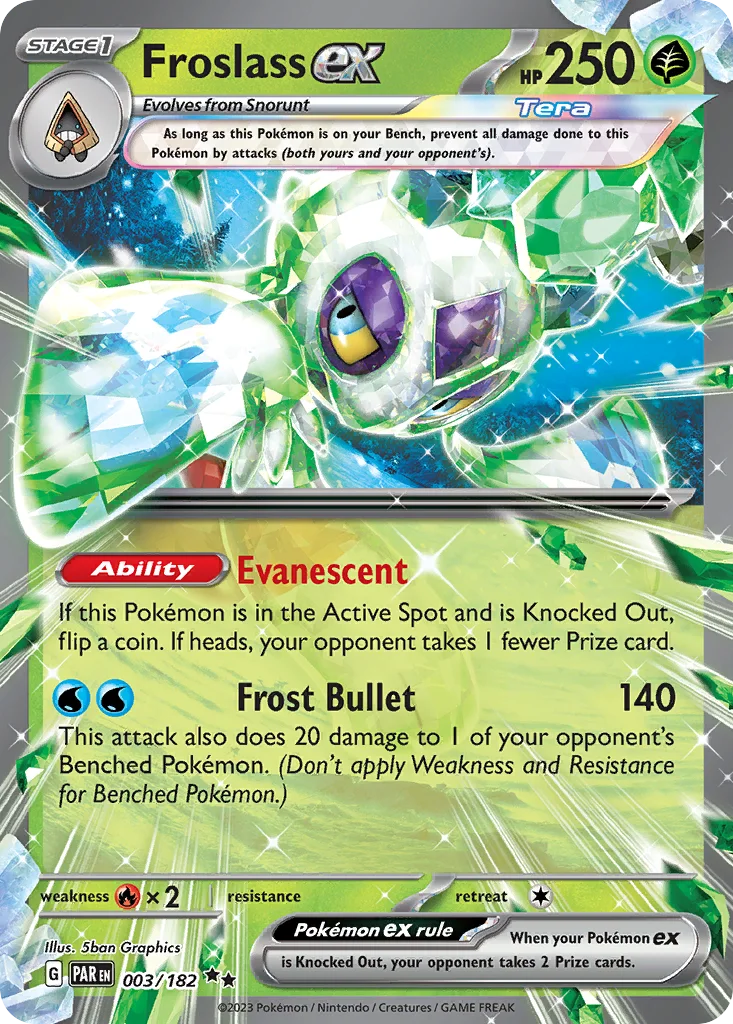 Froslass ex 003/182 Paradox Rift (Holo)
