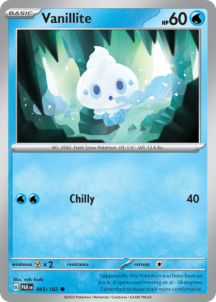 Vanillite 043/182 Paradox Rift (Normal)