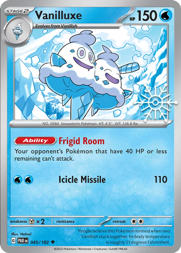 Vanilluxe 045/182 Paradox Rift (Holiday Calendar 2024)