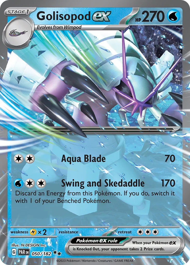 Golisopod ex 050/182 Paradox Rift (Holo)