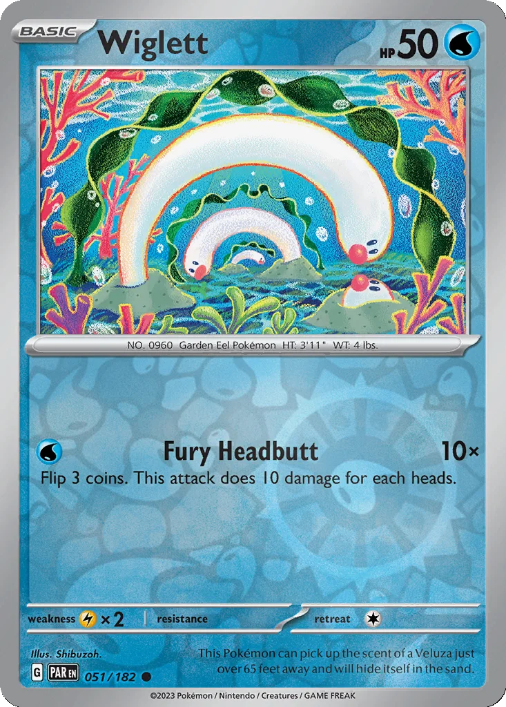 Wiglett 051/182 Paradox Rift (Reverse holo)