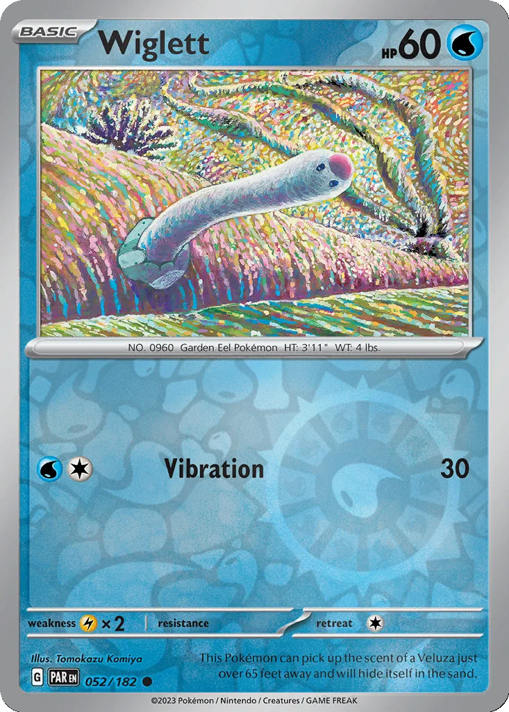 Wiglett 052/182 Paradox Rift (Reverse holo)
