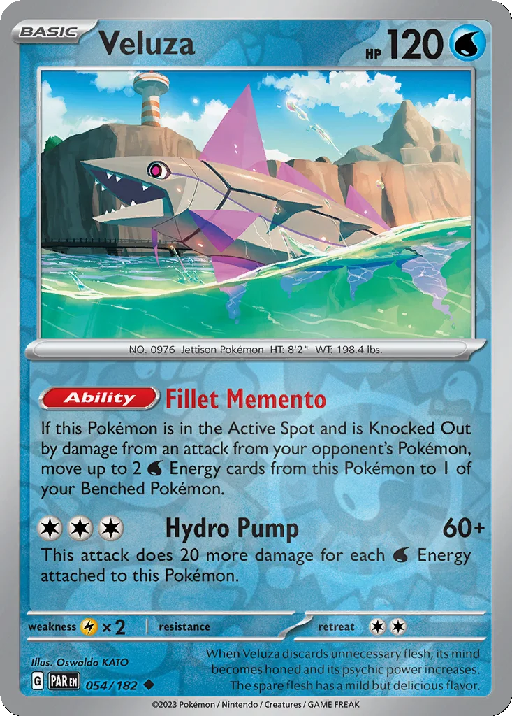 Veluza 054/182 Paradox Rift (Reverse holo)