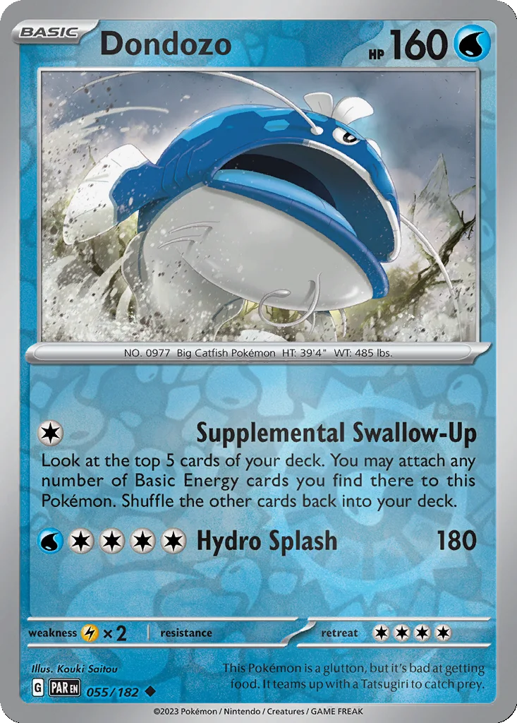 Dondozo 055/182 Paradox Rift (Reverse holo)