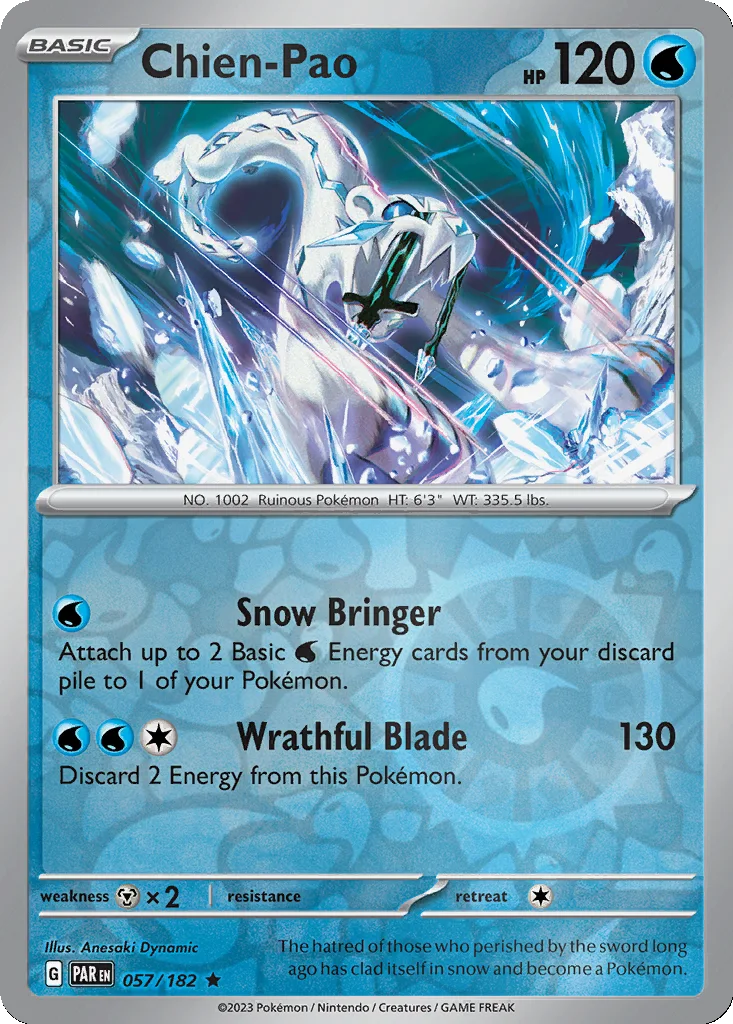 Chien-Pao 057/182 Paradox Rift (Reverse holo)