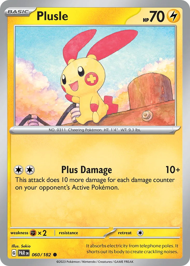 Plusle 060/182 Paradox Rift (Normal)