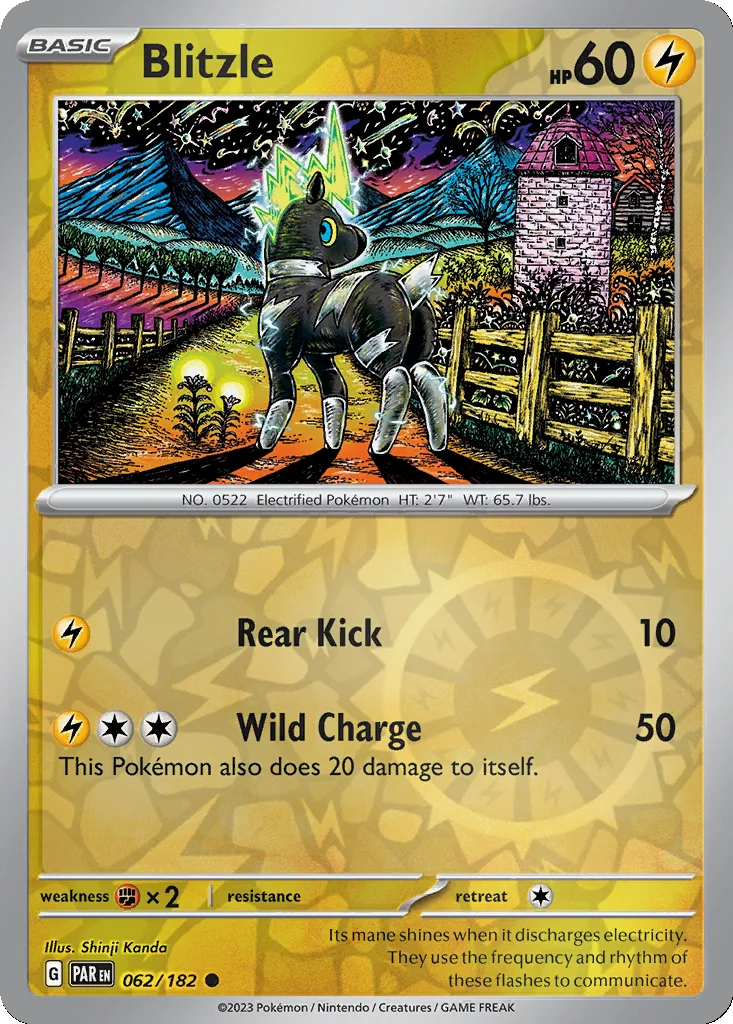 Blitzle 062/182 Paradox Rift (Reverse holo)