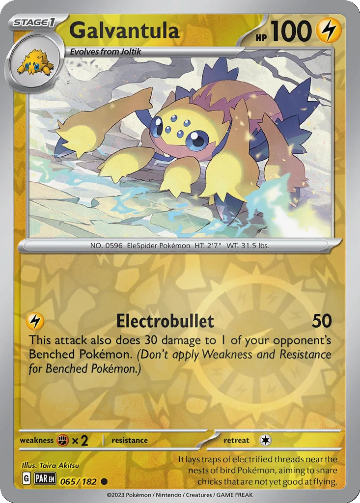 Galvantula 065/182 Paradox Rift (Reverse holo)