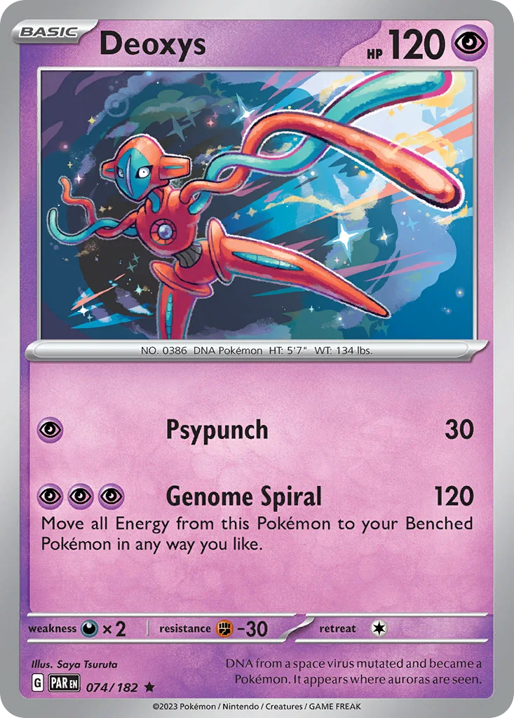 Deoxys 074/182 Paradox Rift (Holo)
