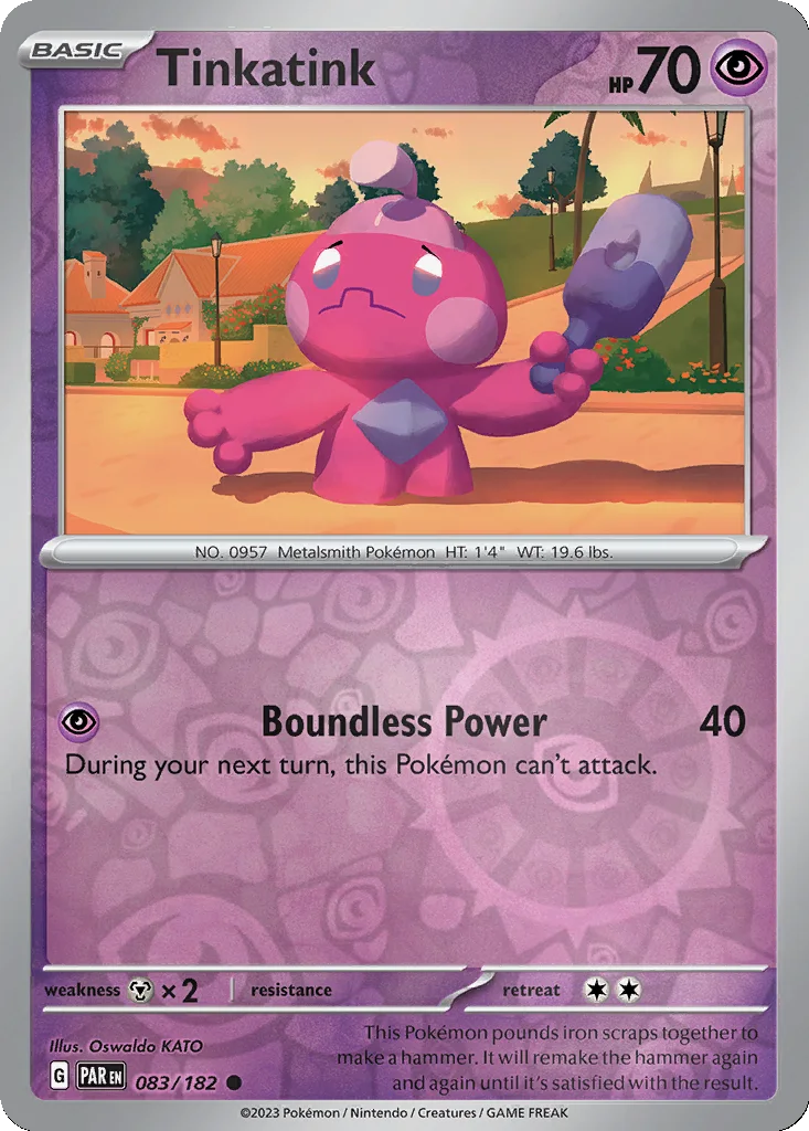 Tinkatink 083/182 Paradox Rift (Reverse holo)