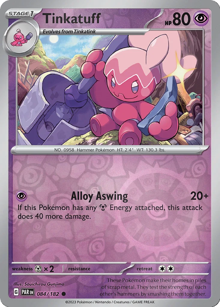 Tinkatuff 084/182 Paradox Rift (Reverse holo)
