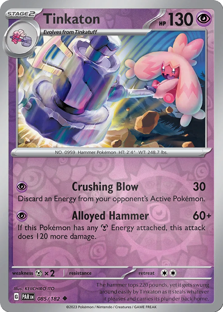 Tinkaton 085/182 Paradox Rift (Reverse holo)