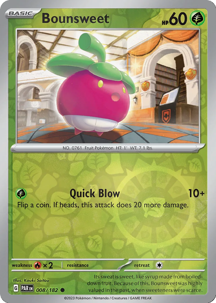 Bounsweet 008/182 Paradox Rift (Reverse holo)