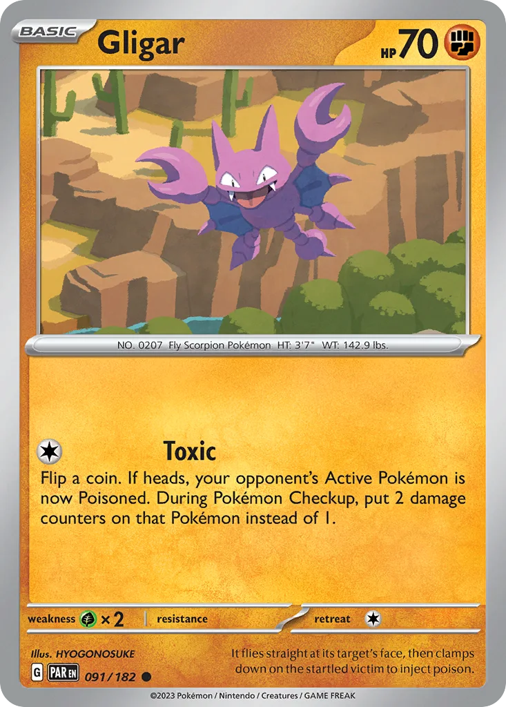 Gligar 091/182 Paradox Rift (Normal)