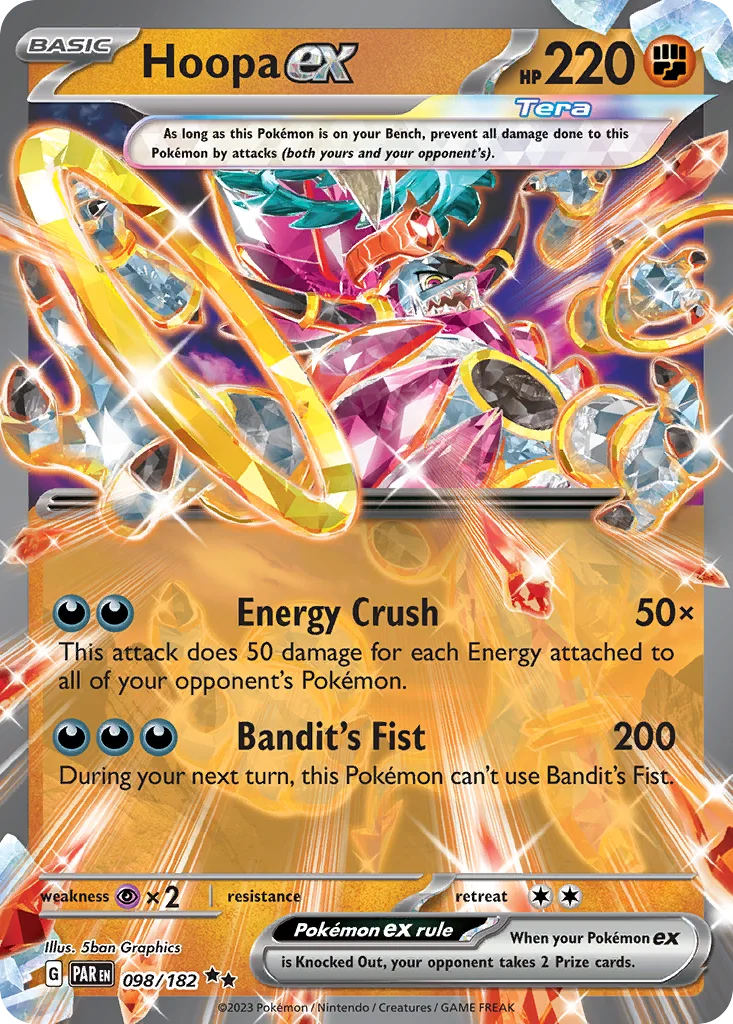 Hoopa ex 098/182 Paradox Rift (Holo)