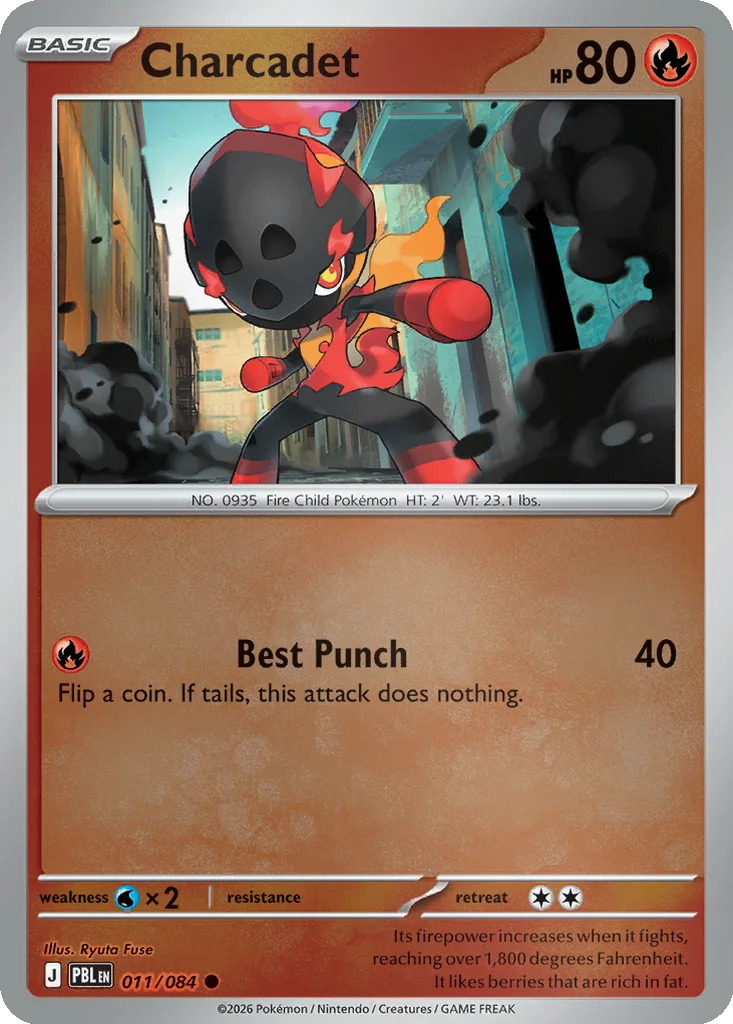 Charcadet 011/084 ME05: Pitch Black (Reverse holo)