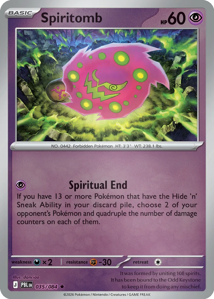 Spiritomb 035/084 ME05: Pitch Black (Reverse holo)