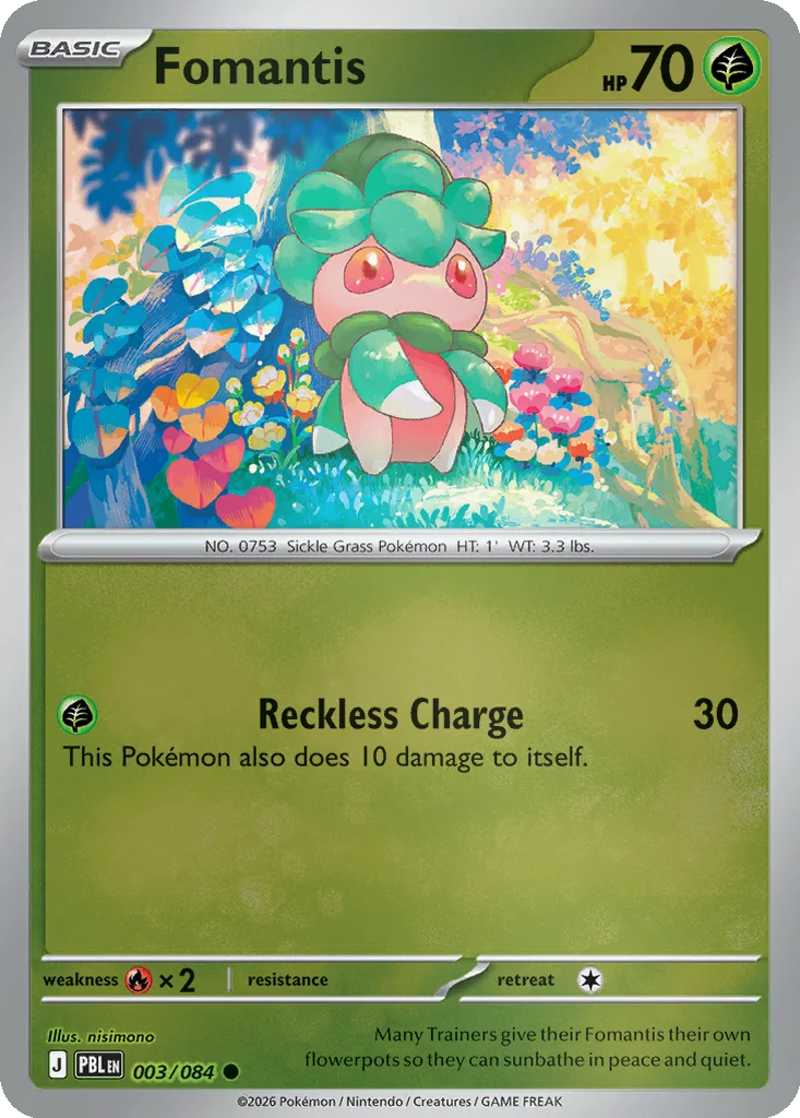 Fomantis 003/084 Pitch Black (Reverse holo)