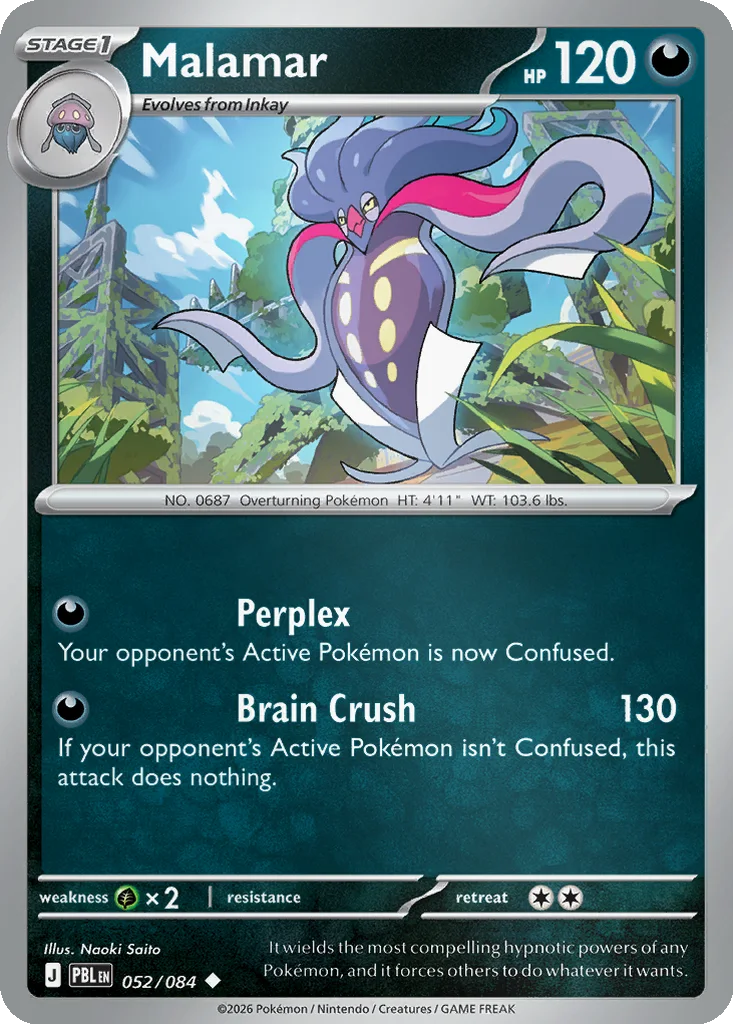 Malamar 052/084 ME05: Pitch Black (Reverse holo)