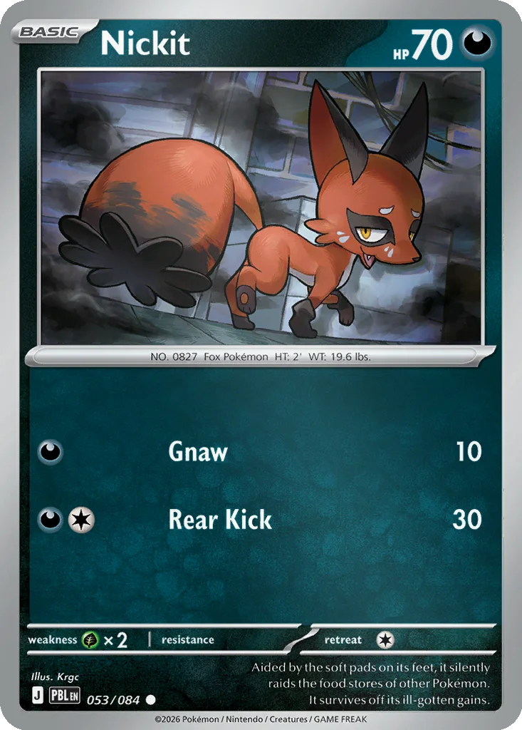 Nickit 053/084 Pitch Black (Reverse holo)