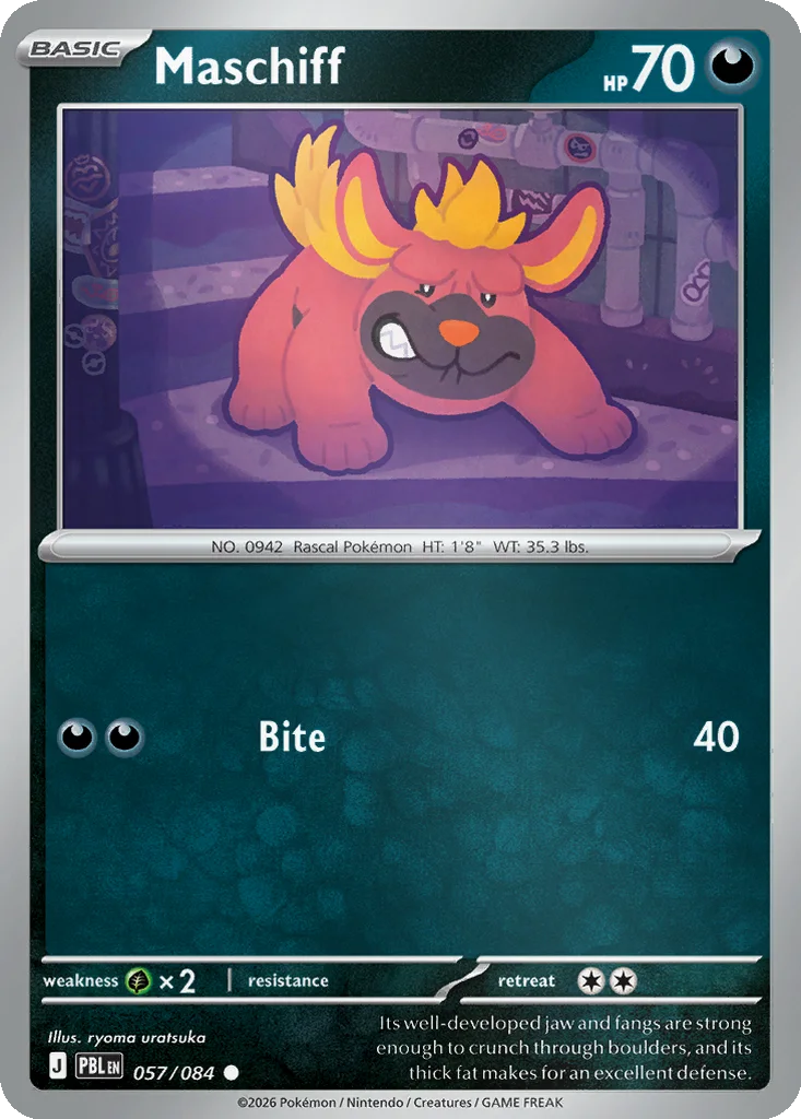 Maschiff 057/084 ME05: Pitch Black (Reverse holo)