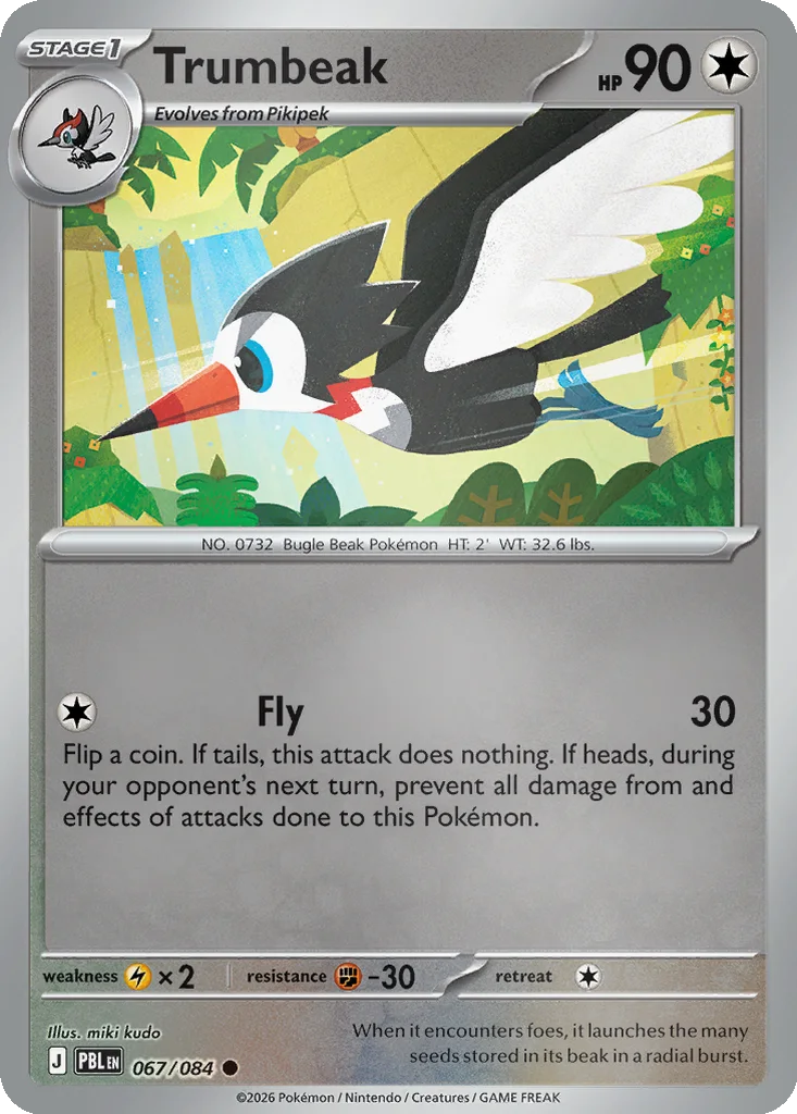 Trumbeak 067/084 ME05: Pitch Black (Reverse holo)
