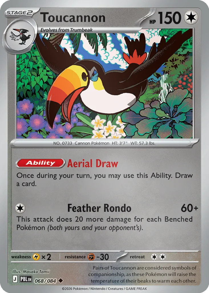 Toucannon 068/084 ME05: Pitch Black (Reverse holo)