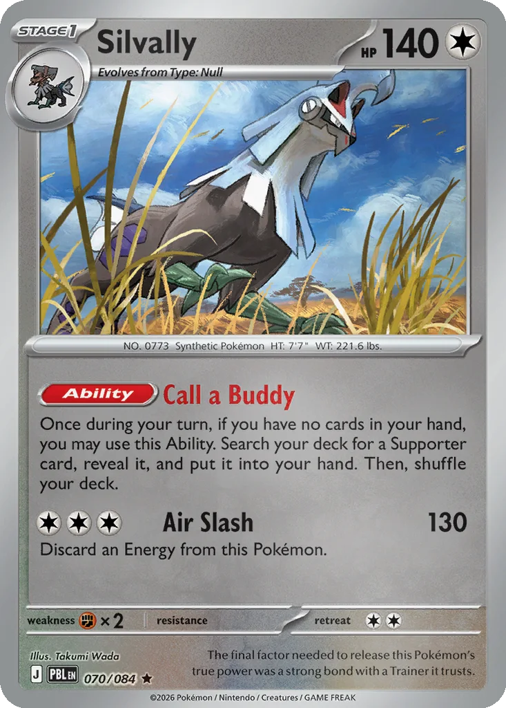 Silvally 070/084 ME05: Pitch Black (Reverse holo)
