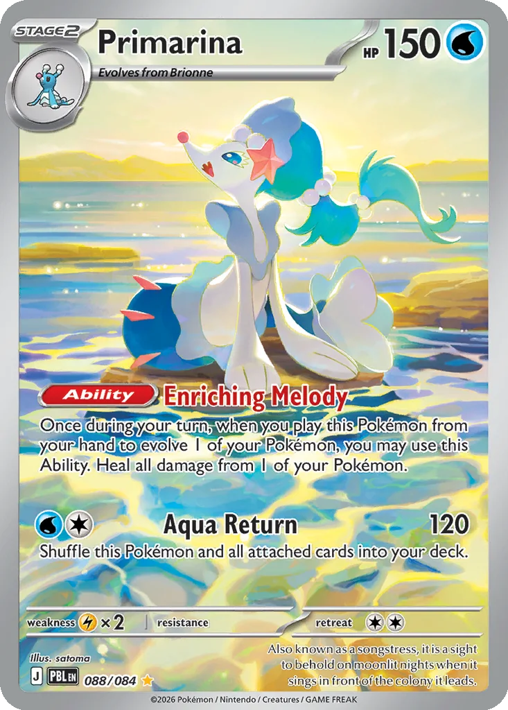 Primarina 088/084 ME05: Pitch Black (Holo)