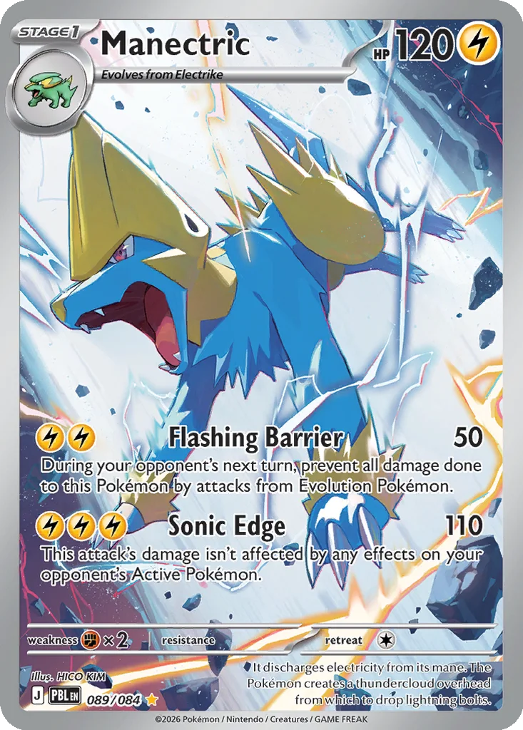 Manectric 089/084 ME05: Pitch Black (Holo)