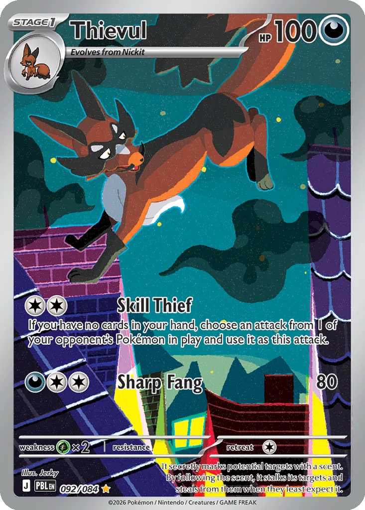 Thievul 092/084 ME05: Pitch Black (Holo)