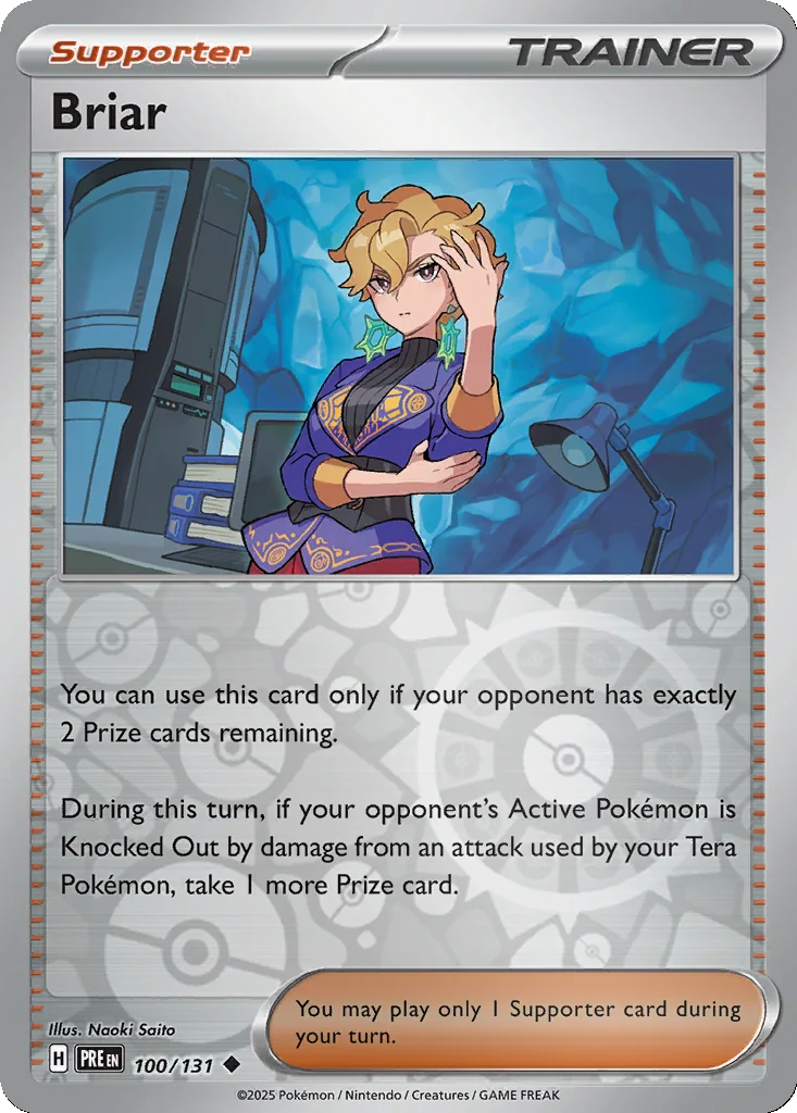 Briar 100/131 SV: Prismatic Evolutions (Reverse holo)