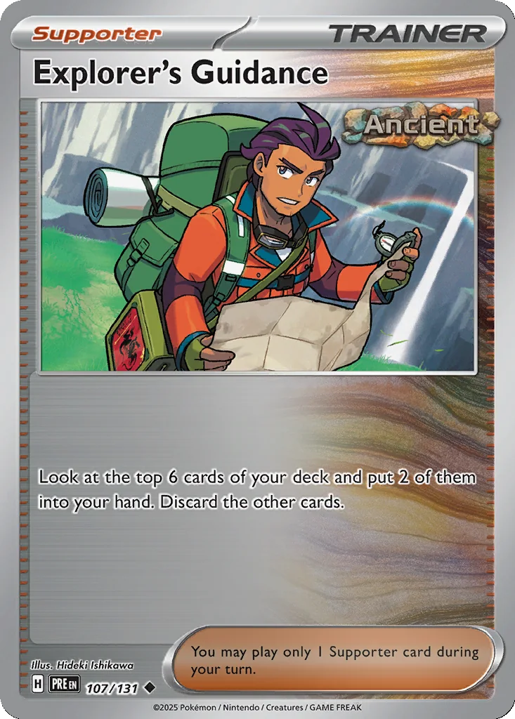 Explorer's Guidance 107/131 SV: Prismatic Evolutions (Reverse holo)