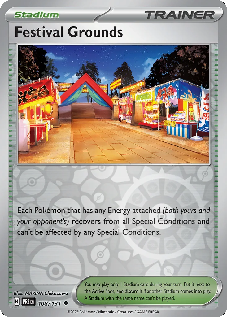 Festival Grounds 108/131 SV: Prismatic Evolutions (Reverse holo)
