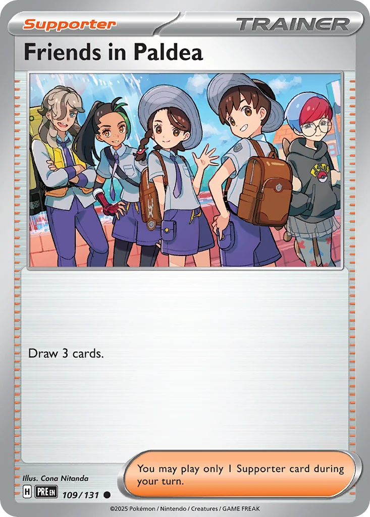 Friends in Paldea 109/131 SV: Prismatic Evolutions (Normal)