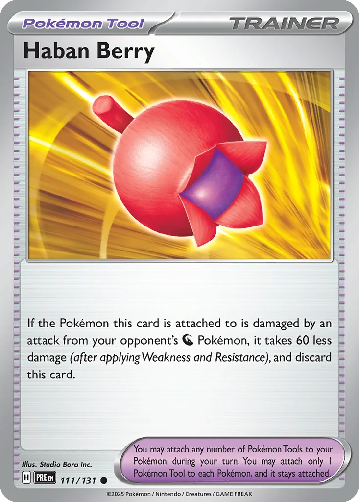 Haban Berry 111/131 SV: Prismatic Evolutions (Normal)