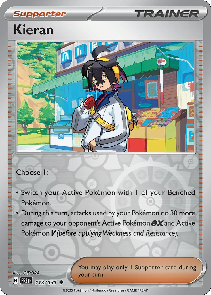 Kieran 113/131 SV: Prismatic Evolutions (Reverse holo)