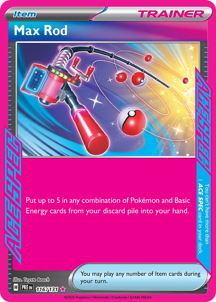 Max Rod 116/131 Prismatic Evolutions (Holo)