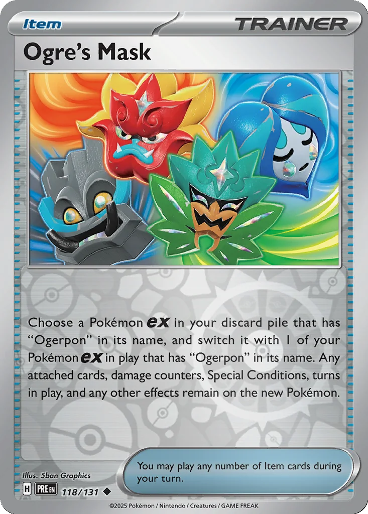 Ogre's Mask 118/131 SV: Prismatic Evolutions (Reverse holo)