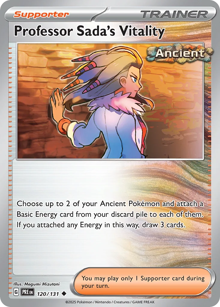 Professor Sada's Vitality 120/131 SV: Prismatic Evolutions (Normal)