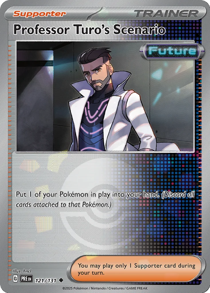 Professor Turo's Scenario 121/131 Prismatic Evolutions (Poké Ball holo)
