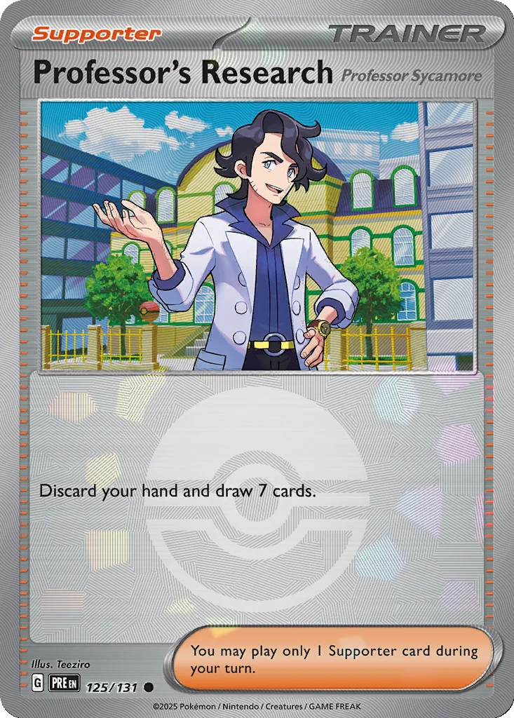 Professor's Research (Professor Sycamore) 125/131 Prismatic Evolutions (Poké Ball holo)